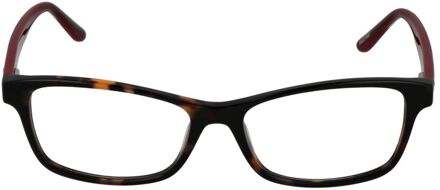 Guess Rechthoekige Brilomlijstingen Schildpad Burgondië - maat Zwart