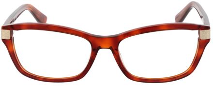 Guess Rechthoekige Montuur Bril Bruin