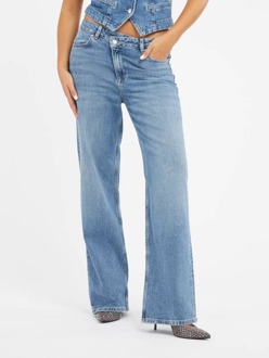 Guess Relaxed Jeans Normale Taille Lichtblauw - 29