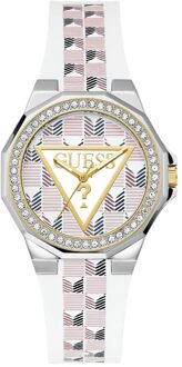 Guess Resort Dames Witte Horloge GW0834L1