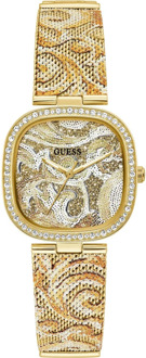 Guess Roestvrijstalen Analoge Horloge voor Vrouwen Guess , Yellow , Dames - ONE Size