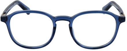 Guess Ronde Blauwe Zonnebril - maat Middelblauw