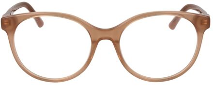 Guess Ronde Bril met Dierenprint Bruin - One Size