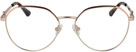 Guess Ronde Montuur Bril Bruin - One Size