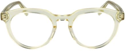 Guess Ronde Transparante Oogglazen Ivoor - One Size