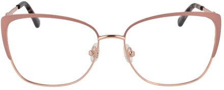 Guess Roze Gouden Metalen Spoor Bril Bruin