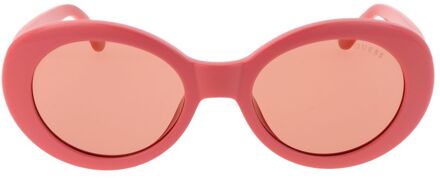 Guess Roze Plastic Zonnebril - One Size
