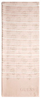 Guess Roze Textiel Damesjaal Guess , Pink , Dames - ONE Size