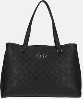 Guess Salinge shopper black logo Zwart