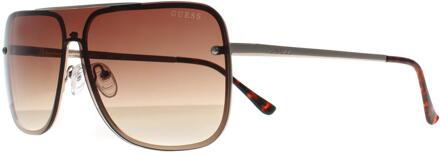 Guess Schild Unisex Goud Bruin Kleurverloop GO00053 - One Size