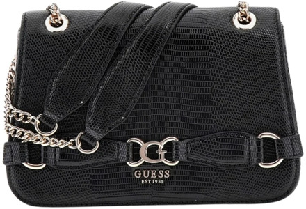 Guess Schoudertas Arlea Pythonprint Zwart - T/U