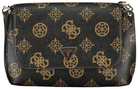 Guess Schoudertas Meridian 4G-Logo Peony Bruin multi - T/U