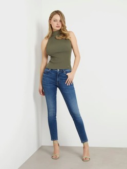 Guess Sexy Curve Skinny Jeans Blauw - M