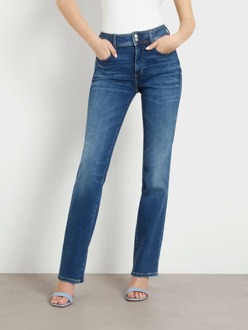 Guess Shape Up Jeans Rechte Broekspijp Blauw - M