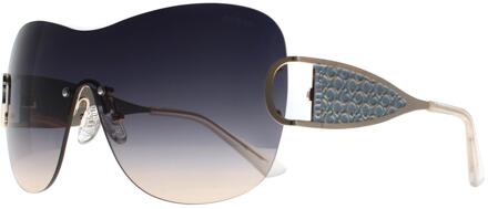 Guess Shield Womens Gold Smoke Grey Gradient GO00038 Goud - One Size