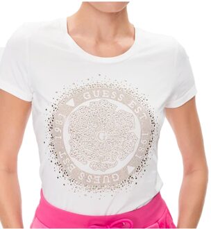 Guess Shine T-shirt voor dames - maat XS Wit