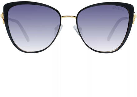Guess Shiny Black Frame Gold Legs Zonnebril - maat Zwart