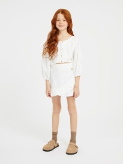 Guess Shirt Van Broderie Anglaise Wit - 10