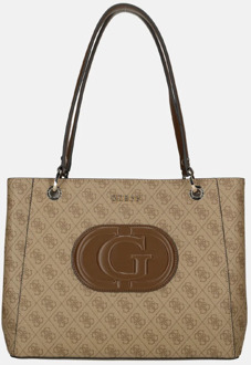 Guess Shopper Eco Mietta 4G-Logo Beige - T/U