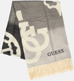 Guess sjaal back Zwart