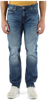 Guess Slim Fit Jeans Vijf Zakken Bewust Versleten Guess , Blue , Heren - W39,W34,W33,W31,W32,W36,W30