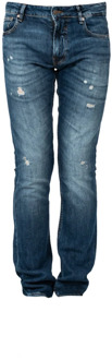 Guess Slim Fit Rits Detail Jeans Guess , Blue , Heren - W33 L34,W31 L34,W34 L34,W30 L34,W32 L34