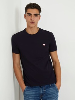 Guess Slim Fit T-Shirt Donkerblauw - S