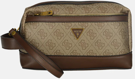 Guess Smart Beauty Case Guess , Brown , Dames - ONE Size
