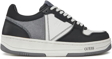 Guess Sneakers in Grijs Zwart Wit Synthetisch Guess , Multicolor , Heren - 40 Eu,44 Eu,45 Eu,43 Eu,42 Eu,41 EU
