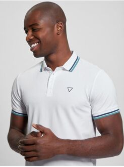Guess Sport Pique Poloshirt Wit - XL