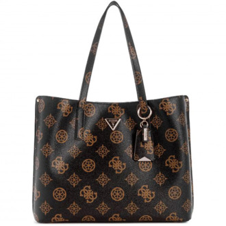 Guess Stijlvolle Meridian Tote voor vrouwen Guess , Brown , Dames - ONE Size