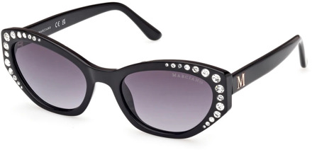 Guess Stijlvolle zonnebril voor modieuze vrouwen Guess , Black , Dames - 55 MM