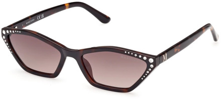 Guess Stijlvolle zonnebril voor modieuze vrouwen Guess , Black , Dames - 56 MM