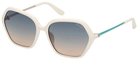 Guess Stijlvolle zonnebril voor vrouwen Guess , White , Unisex - ONE Size