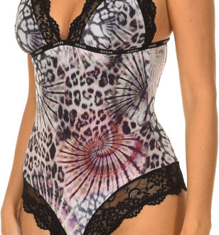 Guess Strapless bodysuit met open rug O0BM02MC03M vrouw Veelkleurig
