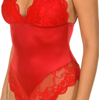 Guess Strappy Bodysuit met kant Rood
