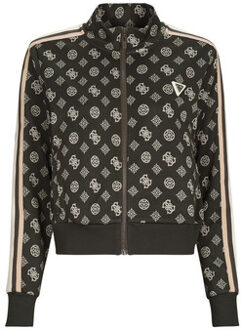 Guess Sweater Guess PEONY TAPED FULLZIP SWEATSHIRT" Zwart - S, M, XS