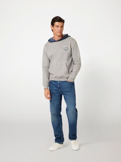 Guess Sweater Met Capuchon In Contrasterende Kleur Grijs