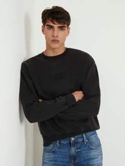 Guess Sweater Met Logo Op De Achterkant Zwart - S