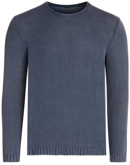 Guess Sweater Met Ronde Hals Blauw - XL