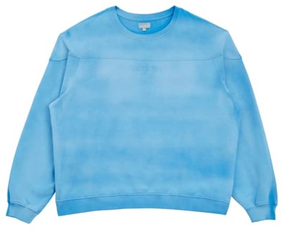 Guess Sweater Ronde Hals Logo Blauw - XXL