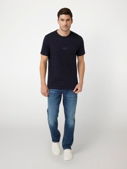 Guess T-Shirt Klein Logo Donkerblauw