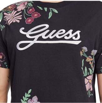 Guess T-shirt met bloemenprint voor heren Zwart - XS