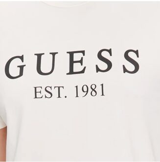 Guess T-shirt voor heren, opgericht in 1981. - maat M Wit
