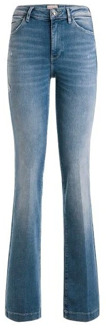 Guess Tejano Boot Straight Jeans Guess , Blue , Dames - W25
