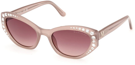 Guess Trendy en verfijnde zonnebril Guess , Beige , Dames - 55 MM