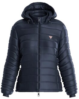 Guess Triangle GJ gewatteerde jas voor dames Blauw - XS