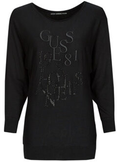 Guess Truien met ronde hals Guess , Zwart , Dames - S,Xs