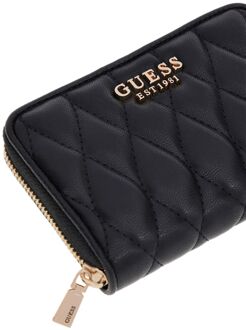 Guess Valla Slg Medium Ritssluiting Rondom Zwart