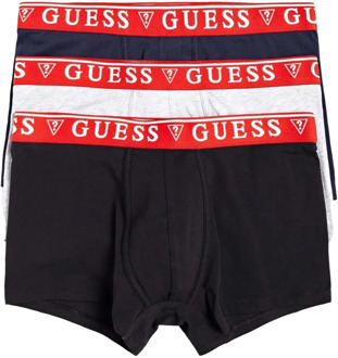 Guess Verpakking 3 Boxershorts Met Logo Grijs - XL